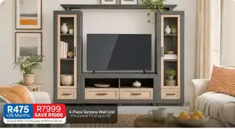 4-Piece Santana Wall Unit