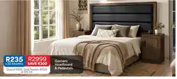 OK Furniture Gemini Headboard & Pedestals offer