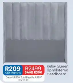 OK Furniture Kelsy Queen Upholstered Headboard offer