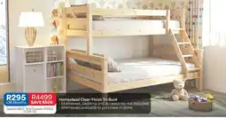OK Furniture Homestead Clear-Finish Tri-Bunk offer