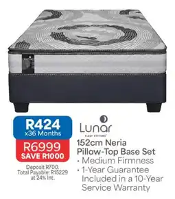 OK Furniture Lunar Neria Pillow-Top Base Set offer