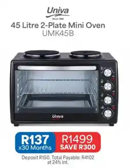OK Furniture Univa 2-Plate Mini Oven offer