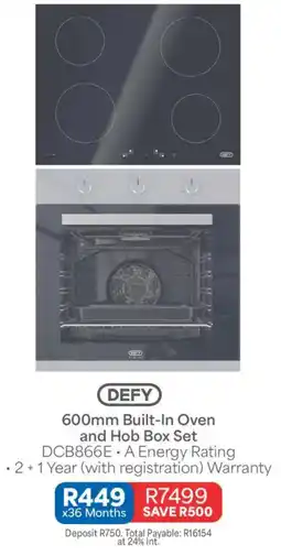 OK Furniture Defy Built-In Oven and Hob Box Set offer