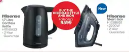 OK Furniture Hisense Kettle and Iron offer
