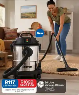 OK Furniture 20 Litre Vacuum Cleaner HWD21 offer