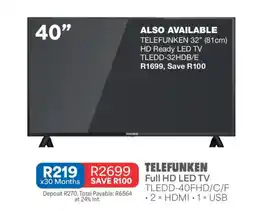 OK Furniture TELEFUNKEN Full HD LED TV offer