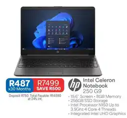 OK Furniture Hp Intel Celeron Notebook 250 G9 offer