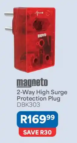 OK Furniture magneto 2-Way High Surge Protection Plug DBK303 offer