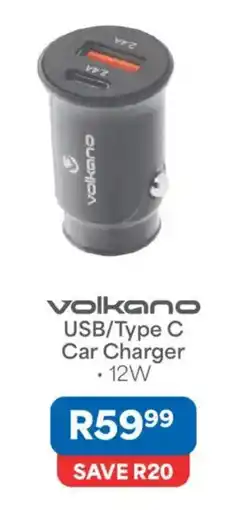 OK Furniture volkano USB/Type C Car Charger offer