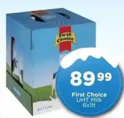 Check Star First Choice UHT Milk offer