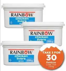 Check Star Rainbow chicken livers offer
