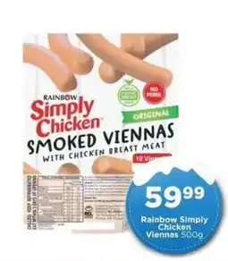 Check Star Rainbow Simply Chicken Viennas offer