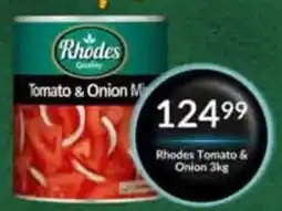 Super Save Rhodes Tomato & Onion Mix offer