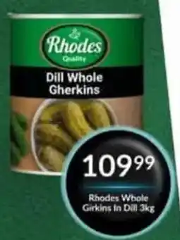 Super Save Rhodes Dill Whole Gherkins offer