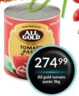 Super Save All gold tomato paste offer