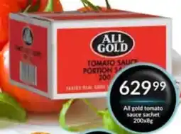 Super Save All gold tomato sauce sachet offer