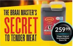 Super Save Maggi Original Worcestershire Sauce offer
