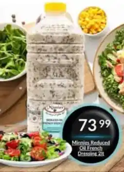 Super Save Minnies Reduced Oil French Dressing offer