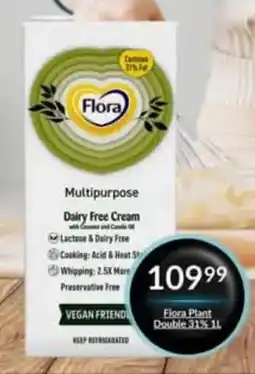 Super Save Flora Plant Dairy Free Cream offer