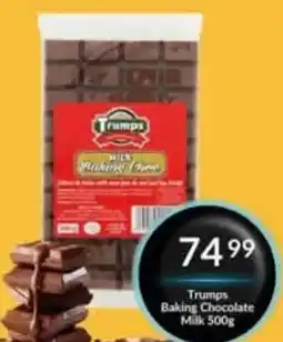 Super Save Trumps Baking Chocolate Milk offer