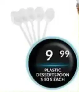 Super Save Plastic Dessertspoon offer