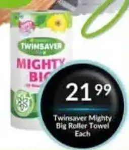 Super Save Twinsaver Mighty Big Roller Towel offer