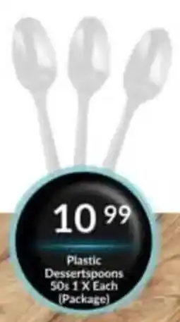 Super Save Plastic Dessertspoons offer