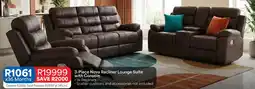 OK Furniture Nova Recliner Lounge Suite with Console offer