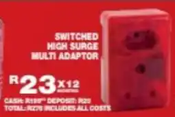 Lewis Switched high surge multi adaptor offer