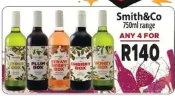 Supa Store Smith&Co 750ml range offer
