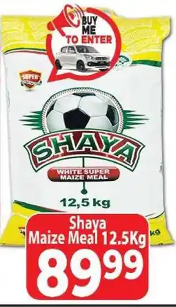 Supa Store Shaya Maize Meal 12.5Kg offer