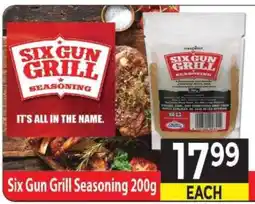 Supa Store Six Gun Grill Seasoning 200g offer