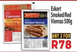 Supa Store Eskort Smoked/Red Viennas 500g offer