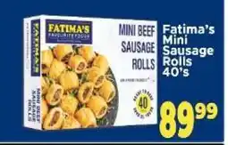 Supa Store Fatima's Mini Sausage Rolls 40's offer