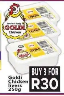 Supa Store Goldi Chicken livers 250g offer