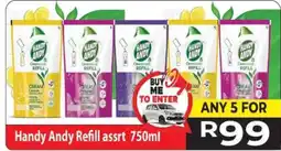 Supa Store Handy Andy Refill assrt 750ml offer