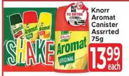 Supa Store Knorr Aromat Canister Assrted 75g offer