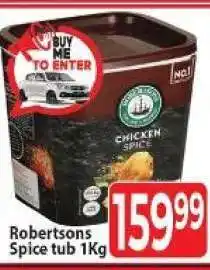 Supa Store Robertsons Spice tub 1Kg offer