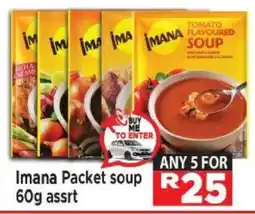 Supa Store Imana Packet soup 60g assrt offer