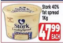 Supa Store Stork 40% fat spread 1Kg offer