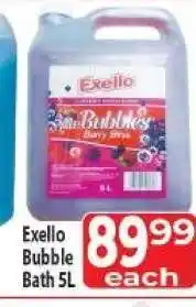 Supa Store Exello Bubble Bath 5L offer