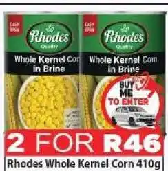 Supa Store Rhodes Whole Kernel Corn 410g offer