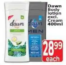 Supa Store Dawn Body lotion excl. Cream 400ml offer