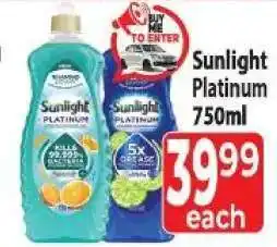 Supa Store Sunlight Platinum 750ml offer