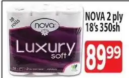 Supa Store NOVA 2 ply 18's 350sh offer