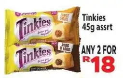 Supa Store Tinkies 45g assrt offer