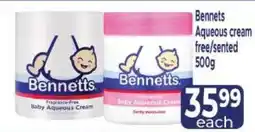Supa Store Bennetts Aqueous cream offer