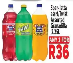 Supa Store Spar-letta assrt/Twist Assorted Granadilla offer