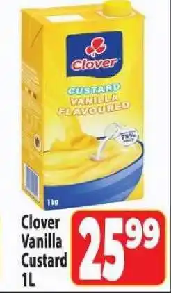 Supa Store Clover Vanilla Custard 1L offer