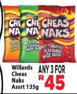 Supa Store Willards Cheas Naks offer